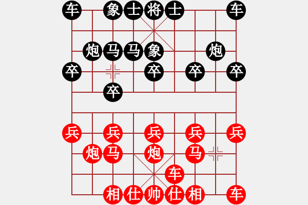 象棋棋譜圖片：20191020潘琦輝先勝朱昌 - 步數(shù)：10 