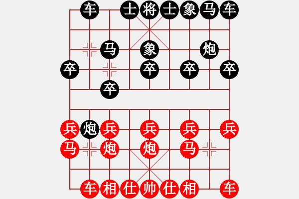 象棋棋譜圖片：棋苑大怪[紅] -VS- 向你學(xué)習(xí)1A1A[黑] - 步數(shù)：10 