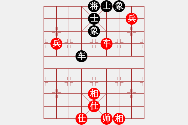 象棋棋譜圖片：抖音 許仙評測，車雙兵對車士象全，例和殘局如何破門 - 步數(shù)：0 