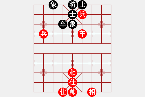 象棋棋譜圖片：抖音 許仙評測，車雙兵對車士象全，例和殘局如何破門 - 步數(shù)：10 