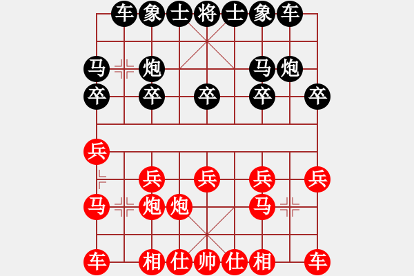 象棋棋譜圖片：棋恩！以廚藝學(xué)學(xué)[752226704] -VS- 棋恩！詩棋[892347242] - 步數(shù)：10 