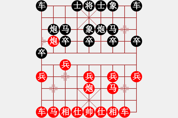 象棋棋谱图片：bbboy002(3舵)-胜-泉水龙畔(8舵) - 步数：10 