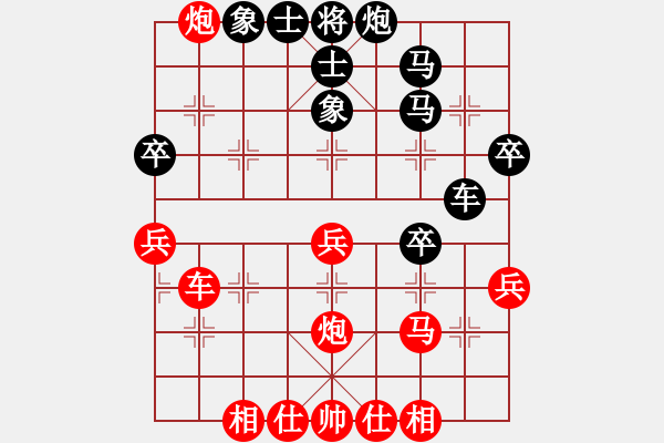 象棋棋譜圖片：濰坊景芝王偉 先負(fù) 濟(jì)南群康王彥 第二屆濟(jì)濰象棋擂臺(tái)賽 8號(hào) 第十三輪第一盤（比賽已結(jié)束） - 步數(shù)：40 