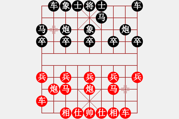 象棋棋譜圖片：醉棋渡河(1弦)-勝-haoanjing(2星) - 步數(shù)：10 