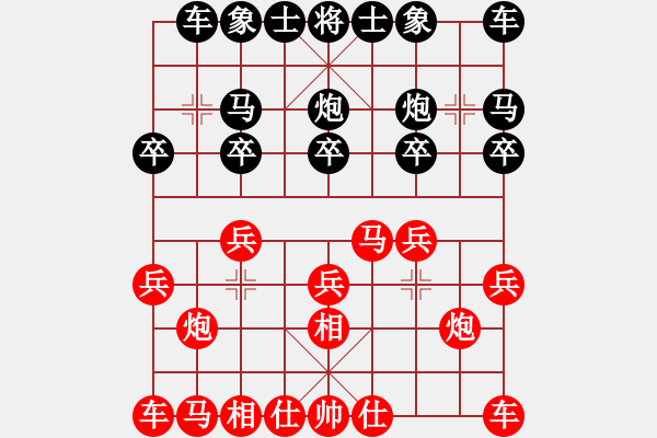 象棋棋譜圖片：后勝網(wǎng)絡(luò)棋手（仙人指路飛相對卒底炮） - 步數(shù)：10 