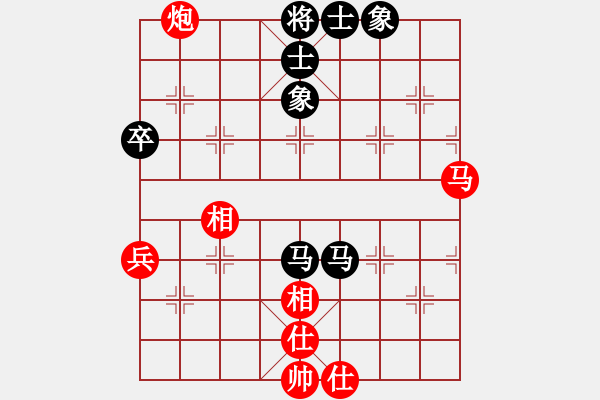 象棋棋譜圖片：靠岸的船(9段)-和-去棋中論壇(日帥) - 步數(shù)：80 