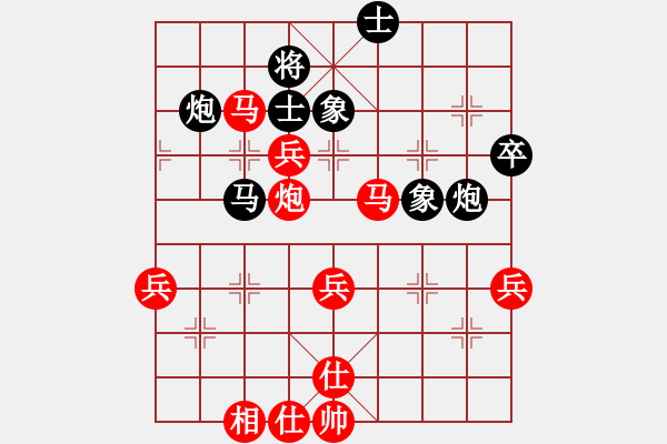 象棋棋譜圖片：中炮對反宮馬后補(bǔ)       俺漏招(月將)-勝-焦西一條槍(9段) - 步數(shù)：60 