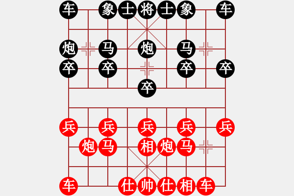 象棋棋譜圖片：象棋主考官(9段)-負-tomichy(8段) - 步數(shù)：10 