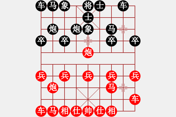 象棋棋譜圖片：2022.10.30.1y五分鐘先勝半途過宮炮 - 步數(shù)：10 