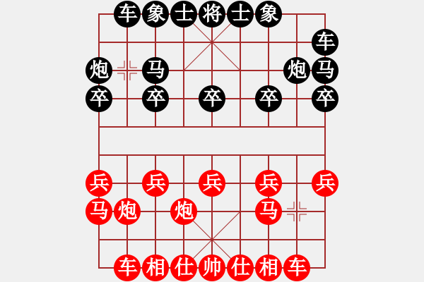 象棋棋譜圖片：沙漠雄鷹(人王)-和-訥河棋大圣(月將) - 步數(shù)：10 