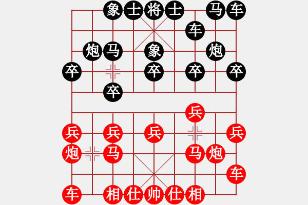 象棋棋譜圖片：徐日凡先勝樂(lè)大勇-對(duì)兵局-2022年3月24日 - 步數(shù)：10 