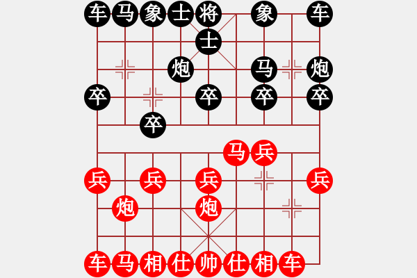 象棋棋譜圖片：愛師恒-陽陽 先勝 孺子牛 - 步數(shù)：10 