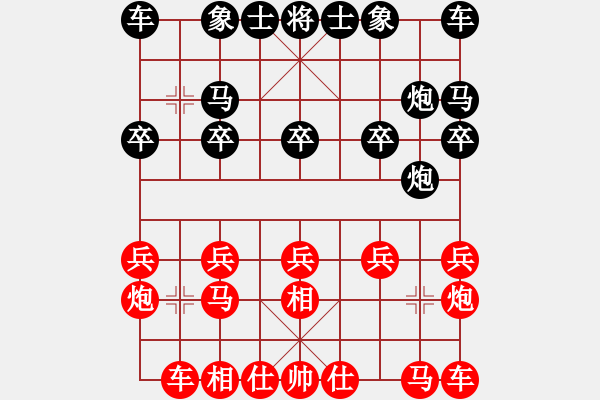 象棋棋譜圖片：葬心紅勝wwyx_7580【飛相局】 - 步數(shù)：10 