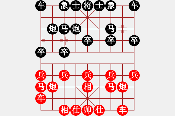 象棋棋譜圖片：10-01-16 ghyd[977]-勝-sepetang[851] - 步數(shù)：10 