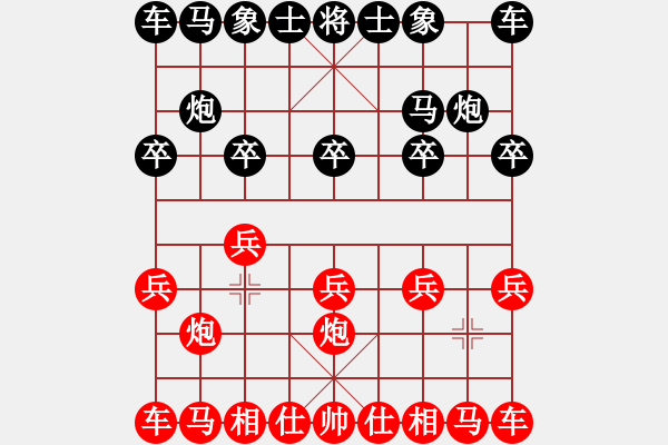 象棋棋譜圖片：一種多變的布局―中炮進(jìn)七兵 - 步數(shù)：3 