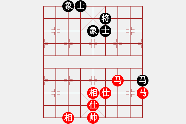 象棋棋譜圖片：學習魔叔擬局【雙馬巧困單馬】 - 步數：10 