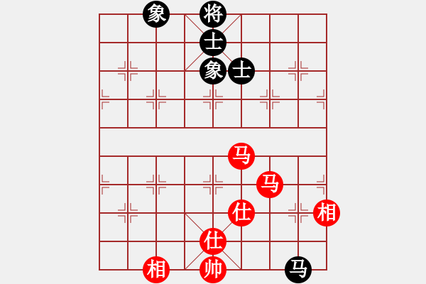 象棋棋譜圖片：學習魔叔擬局【雙馬巧困單馬】 - 步數：20 