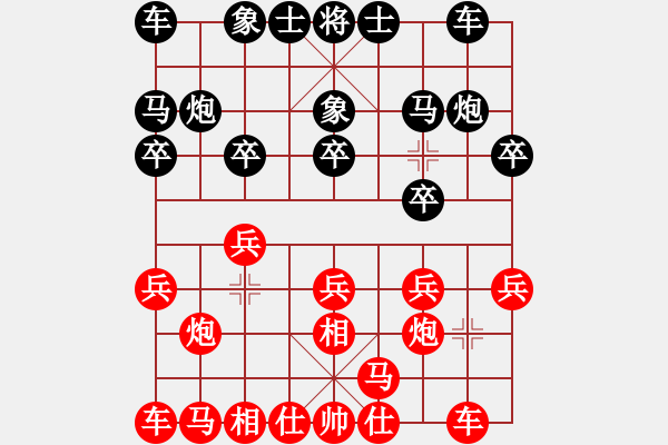 象棋棋譜圖片：越南 張亞明 和 越南 汪洋北 - 步數(shù)：10 