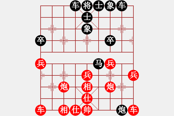 象棋棋譜圖片：山東王再越(5段)-和-idnsunset(3段) - 步數(shù)：30 