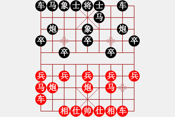 象棋棋譜圖片：‖棋家軍‖詩琪[892347242] -VS- ‖棋家軍‖づ致遠(yuǎn)づ[175735113] - 步數(shù)：10 