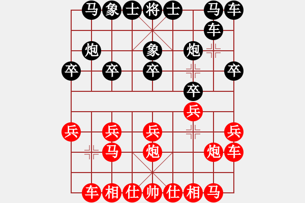 象棋棋谱图片：误入VS倚天高手(2015 6 2) - 步数：10 