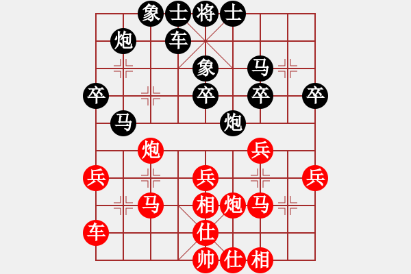 象棋棋譜圖片：法醫(yī)(9段)-和-將棋俱樂(lè)部(6段) - 步數(shù)：30 