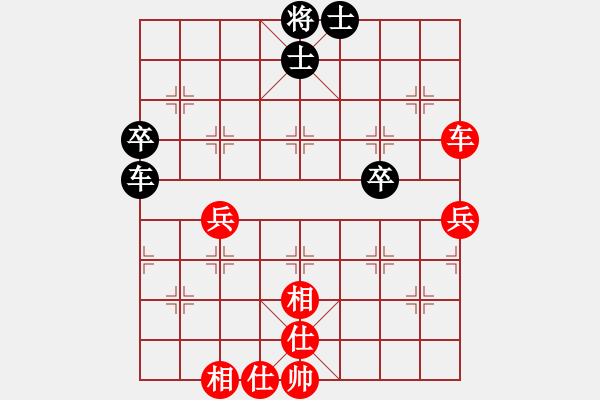 象棋棋譜圖片：小朋友 和 劉祥友 C04 中炮七路馬對(duì)屏風(fēng)馬 紅進(jìn)中兵對(duì)黑雙炮過河 - 步數(shù)：56 