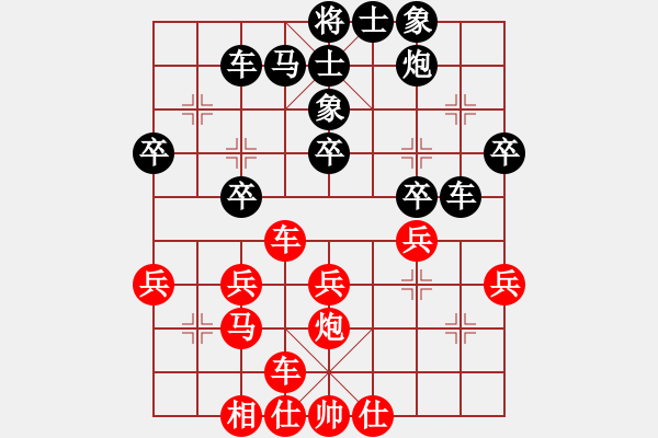 象棋棋譜圖片：一歲女孩鐵滑車業(yè)8 3先和業(yè)9 1 - 步數(shù)：30 