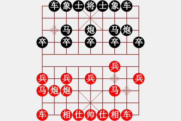 象棋棋谱图片：弈林散人(7段)-胜-又一村(9段) - 步数：10 