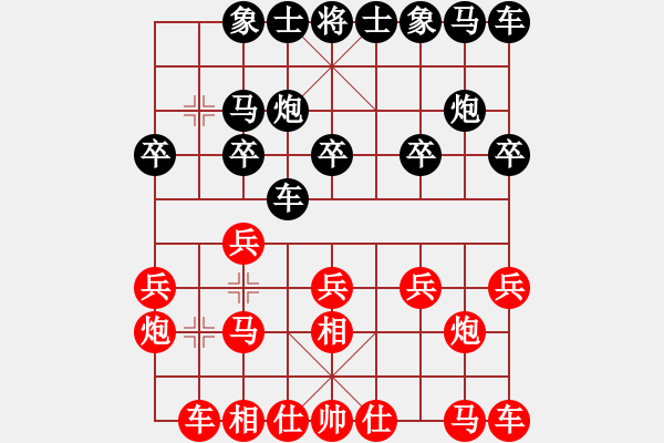 象棋棋譜圖片：棗園杯3輪17臺陳健纘先勝田寶森 - 步數(shù)：10 