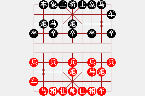 象棋棋譜圖片：QQ友誼比賽 - 步數(shù)：10 