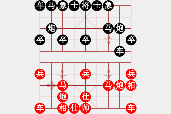 象棋棋譜圖片：第8局 橫車破直車士相局 變2 - 步數(shù)：20 