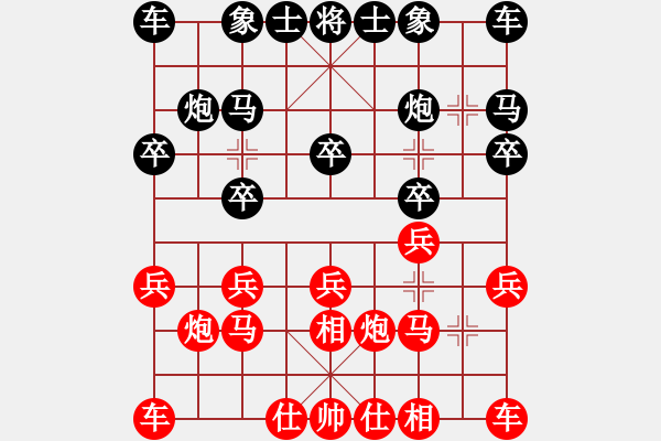 象棋棋譜圖片：匴之娃兒（特大3級）先負惟楚有材（榮譽特大1）202312311413.pgn - 步數(shù)：10 