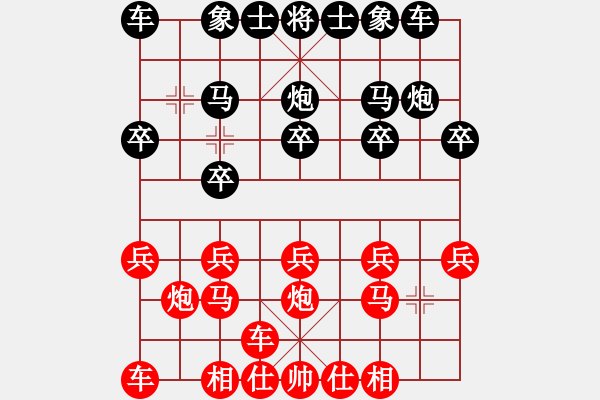 象棋棋譜圖片：專宰張才(9星)-負-破劍殺豬(6星) - 步數(shù)：10 