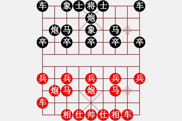 象棋棋譜圖片：小哥經(jīng)典戰(zhàn)例（順炮轉(zhuǎn)單窩心炮 - 步數(shù)：10 