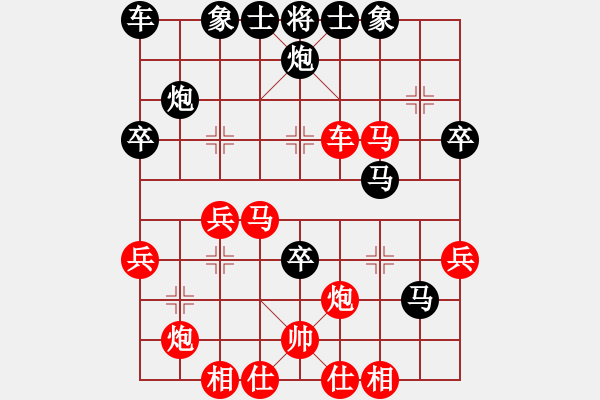 象棋棋譜圖片：小哥經(jīng)典戰(zhàn)例（順炮轉(zhuǎn)單窩心炮 - 步數(shù)：40 