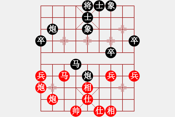 象棋棋譜圖片：開局破綻(9星)-和-霸刀(9星) - 步數(shù)：40 