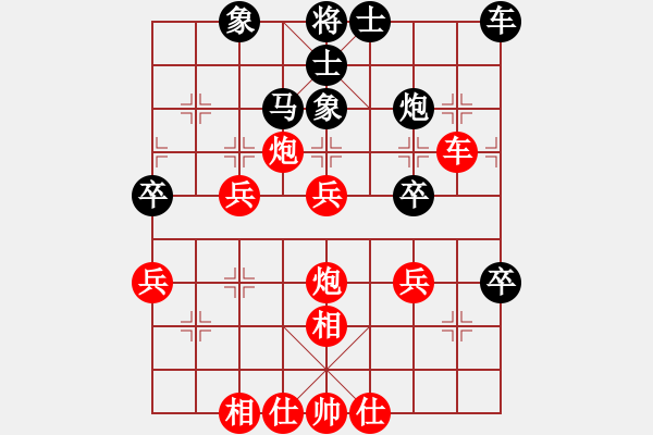 象棋棋譜圖片：chinagame(5r)-負(fù)-edrg(5r) - 步數(shù)：40 