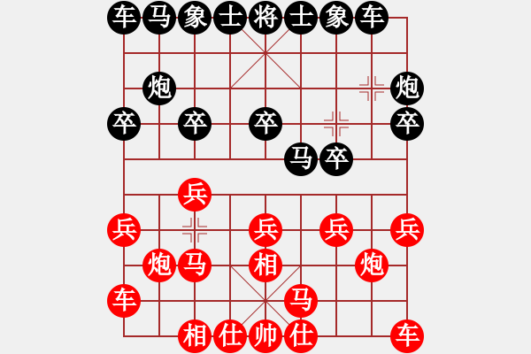 象棋棋譜圖片：河北 胡明 勝 陜西 李翠芳 - 步數(shù)：10 