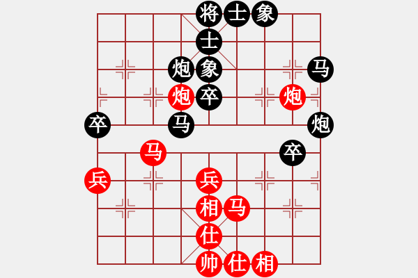 象棋棋譜圖片：龍川酒中仙(1段)-和-劈腿秀風騷(3段) - 步數(shù)：60 