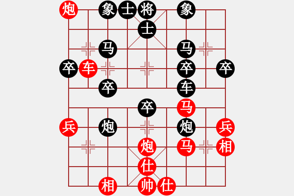 象棋棋譜圖片：寶坻第五(1段)-負(fù)-正宗街邊棋(2段) - 步數(shù)：40 