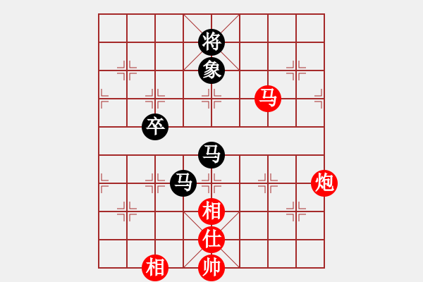 象棋棋譜圖片：程孟勝[9-1] 先和 小薇[8-1] 五八炮對(duì)反宮馬 - 步數(shù)：70 