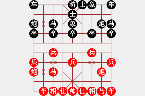 象棋棋谱图片：徐志恺 先胜 张国强 - 步数：10 