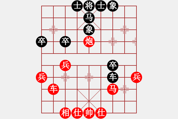 象棋棋譜圖片：2022.1.30.2中級場先勝飛相局河頭堡壘對左中炮 - 步數：50 