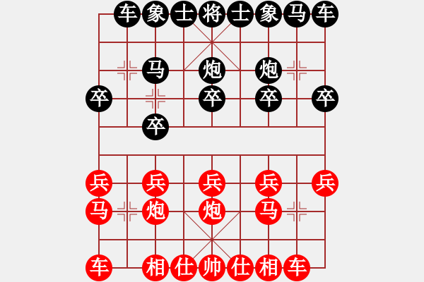 象棋棋譜圖片：150920 公開(kāi)女子組 第7輪 第3臺(tái) 嚴(yán)翊綺勝田涵菱 - 步數(shù)：10 