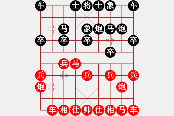 象棋棋谱图片：浦东 林宏敏 和 沈阳 金松 - 步数：10 