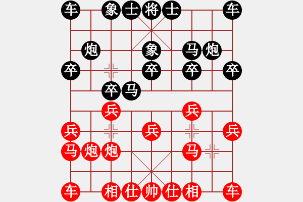 象棋棋譜圖片：弈乘初集內(nèi)編俠遜弈乘初集第22局 江寧萬啟有 平陽謝俠遜(先和) - 步數(shù)：10 