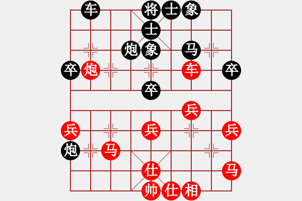 象棋棋譜圖片：煙臺(tái)市“香檳小鎮(zhèn)”杯象棋賽選拔前12預(yù)選賽第四輪紅本人先負(fù)王禹博 - 步數(shù)：40 