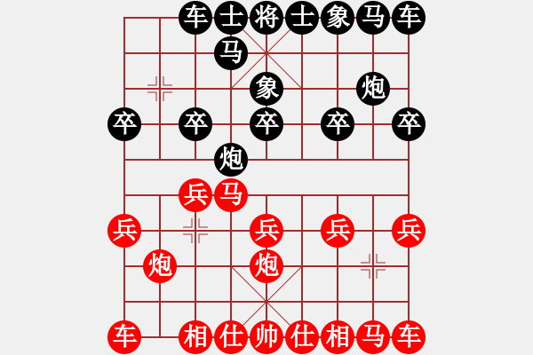 象棋棋譜圖片：輝 -VS- 紅色999999 - 步數(shù)：10 