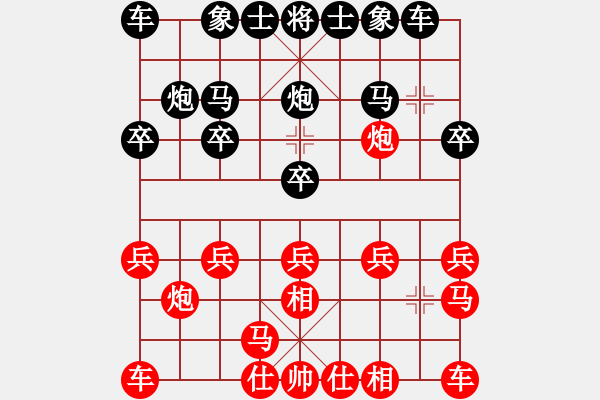 象棋棋譜圖片：一歲女孩小號(hào)評(píng)測(cè)后勝拐角馬 - 步數(shù)：10 